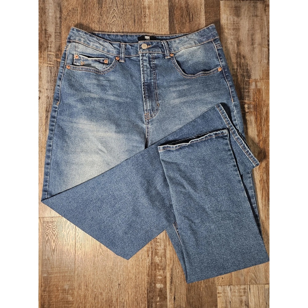 Frye Jeans Women's Size 10/30 Blue Denim Straight Leg High Rise